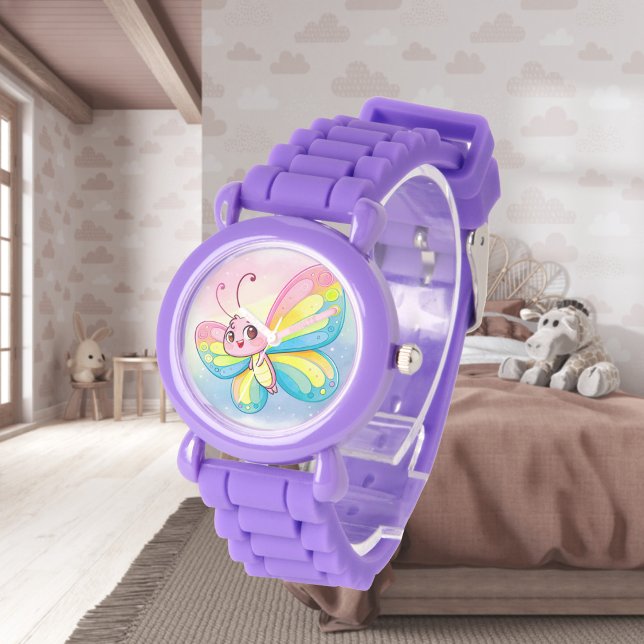 Rainbow Butterfly eWatch Horloge (Creator heeft geüpload)