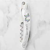 Rainbow Butterfly Floral Kurkentrekker (Voorkant)