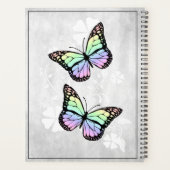 Rainbow Butterfly Floral Planner (Achterkant)