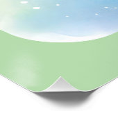 Rainbow Butterfly Glossy Poster (Hoek)