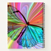 Rainbow Butterfly-handboek aanpassen Notitieboek (Achterkant)