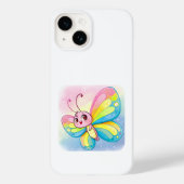 Rainbow Butterfly iPhone / iPad hoesje (Achterkant)