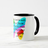 RAINBOW BUTTERFLY JOHN 3:16 ONTWERP MOK (Voorkant rechts)