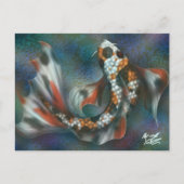 Rainbow Butterfly Koi Briefkaart (Voorkant)