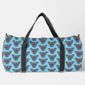 Rainbow Butterfly (light blue) - Duffel Bag Plunjezak (Voorkant)