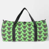 Rainbow Butterfly (light green) - Duffel Bag Plunjezak (Achterkant)