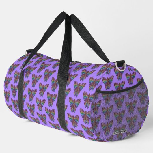 Rainbow Butterfly (light purple) - Duffel Bag Plunjezak (Rechterhoek)
