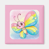 Rainbow Butterfly Magnet (Voorkant)
