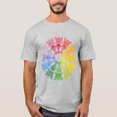Rainbow Butterfly Mushroom Shirt (Voorkant)