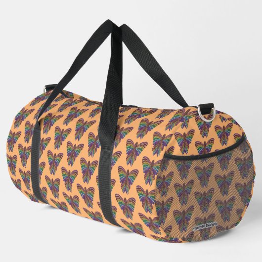 Rainbow Butterfly (orange) - Duffel Bag Plunjezak (Rechterhoek)