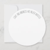 Rainbow Butterfly paddenstoel Hartelijk dank Kaart (Achterkant)