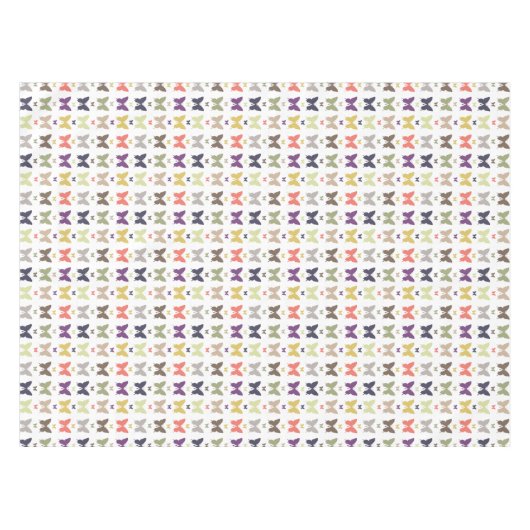 Rainbow Butterfly Pattern Tafelkleed (Voorkant (Horizontaal))
