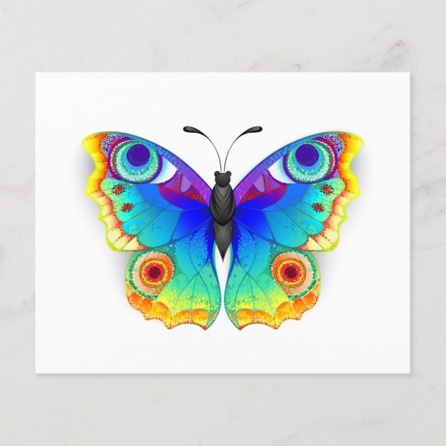 Rainbow Butterfly Peacock Eye (Voorkant)