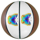 Rainbow Butterfly Peacock Eye Basketbal (Verticaal)