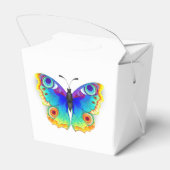 Rainbow Butterfly Peacock Eye Bedankdoosjes (Achterkant)