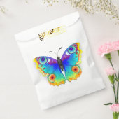 Rainbow Butterfly Peacock Eye Bedankzakje (Gezegeld)