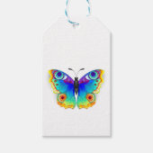 Rainbow Butterfly Peacock Eye Cadeaulabel (Voorkant)