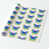 Rainbow Butterfly Peacock Eye Cadeaupapier (Uitgerold)