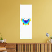 Rainbow Butterfly Peacock Eye Canvas Afdruk (Insitu (Woonkamer))