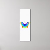 Rainbow Butterfly Peacock Eye Canvas Afdruk (Voorkant)