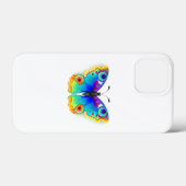 Rainbow Butterfly Peacock Eye Case-Mate iPhone Case (Achterkant (horizontaal))