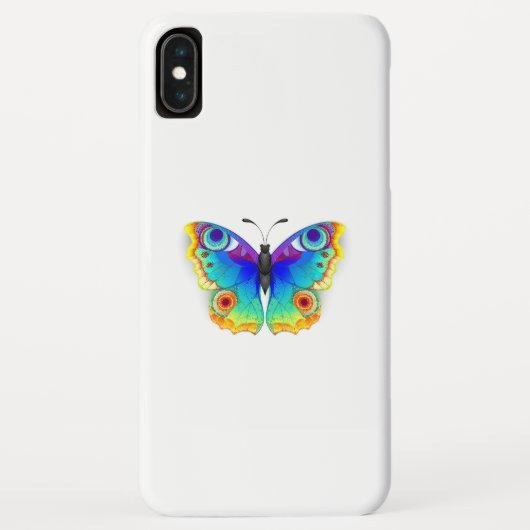 Rainbow Butterfly Peacock Eye Case-Mate iPhone Case (Achterkant)