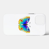 Rainbow Butterfly Peacock Eye Case-Mate iPhone Case (Achterkant (horizontaal))
