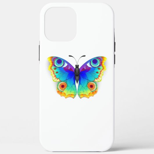 Rainbow Butterfly Peacock Eye Case-Mate iPhone Case (Achterkant)
