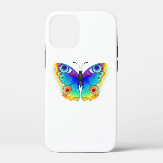 Rainbow Butterfly Peacock Eye Case-Mate iPhone Case (Achterkant)