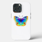 Rainbow Butterfly Peacock Eye Case-Mate iPhone Case (Achterkant)