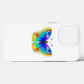 Rainbow Butterfly Peacock Eye Case-Mate iPhone Case (Achterkant (horizontaal))