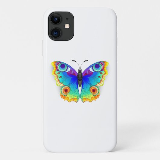 Rainbow Butterfly Peacock Eye Case-Mate iPhone Case (Achterkant)