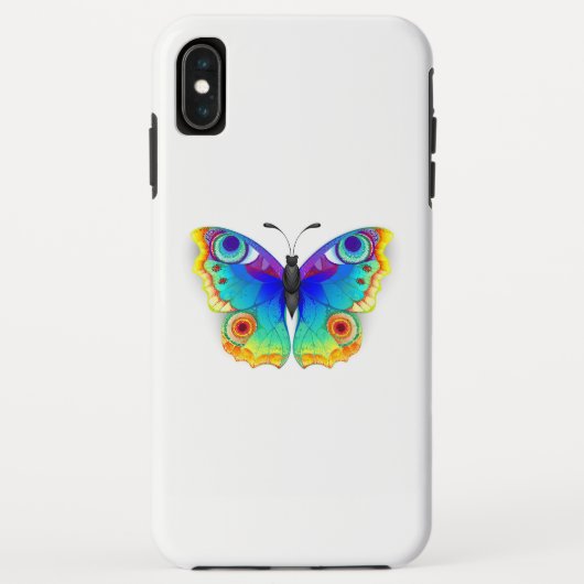 Rainbow Butterfly Peacock Eye Case-Mate iPhone Case (Achterkant)