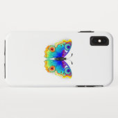 Rainbow Butterfly Peacock Eye Case-Mate iPhone Case (Achterkant (horizontaal))