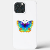 Rainbow Butterfly Peacock Eye Case-Mate iPhone Case (Achterkant)