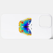 Rainbow Butterfly Peacock Eye Case-Mate iPhone Case (Achterkant (horizontaal))