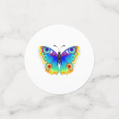 Rainbow Butterfly Peacock Eye Confetti (Kleine voorkant)
