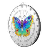 Rainbow Butterfly Peacock Eye Dartbord (Voorkant Rechts)