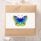 Rainbow Butterfly Peacock Eye Etiket (Insitu)