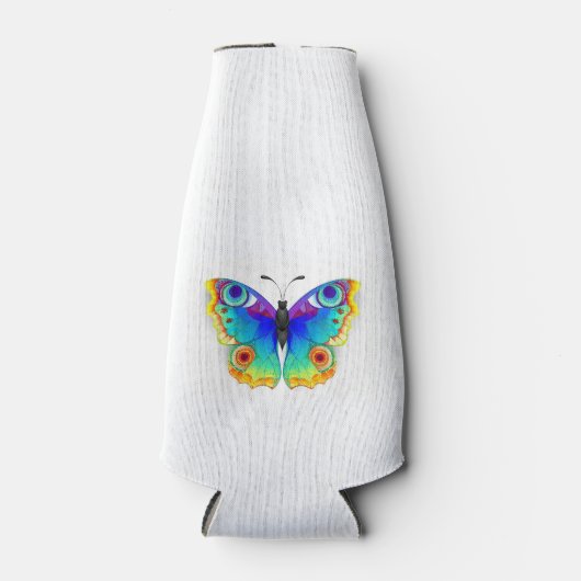 Rainbow Butterfly Peacock Eye Flesjeskoeler (Voorkant)