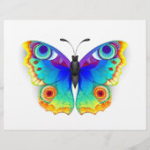 Rainbow Butterfly Peacock Eye Flyer (Voorkant)