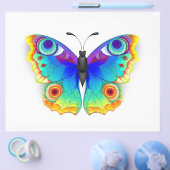 Rainbow Butterfly Peacock Eye Flyer (Enkel)