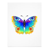 Rainbow Butterfly Peacock Eye Foto Afdruk (Voorkant)