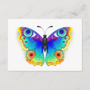 Rainbow Butterfly Peacock Eye Informatiekaartje
