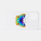 Rainbow Butterfly Peacock Eye iPhone Hoesje (Achterkant horizontaal)