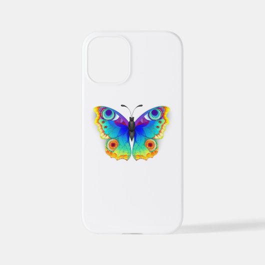 Rainbow Butterfly Peacock Eye iPhone Hoesje (Achterkant)