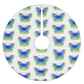 Rainbow Butterfly Peacock Eye Kerstboom Rok (Voorkant)