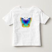 Rainbow Butterfly Peacock Eye Kinder Shirts (Voorkant)