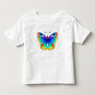 Rainbow Butterfly Peacock Eye Kinder Shirts