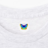 Rainbow Butterfly Peacock Eye Labels (Aangebracht)